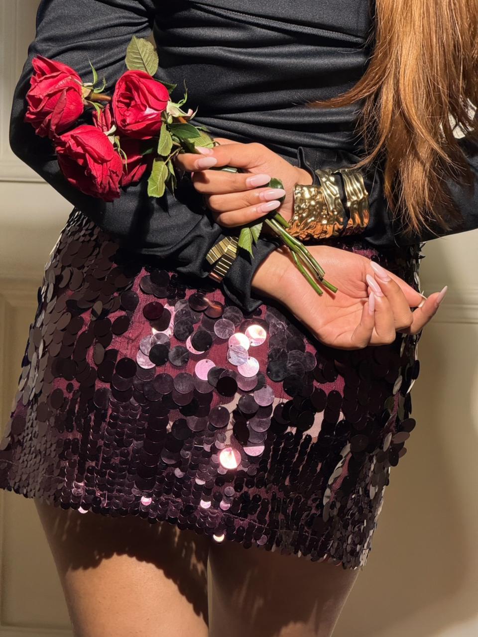 Serene Sequins Skirt